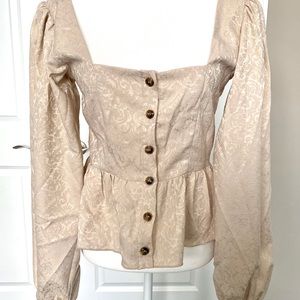 NWT In The Style Lorna Luxe Collab Blouse